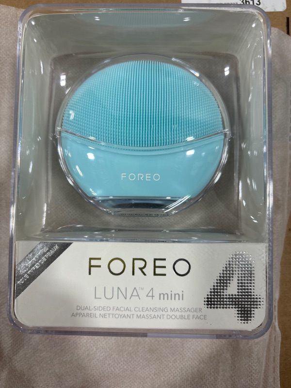 Photo 2 of FOREO Luna 4 Mini Face Cleansing Brush & Face Massager | Premium Face Care | Enhances Absorption of Facial Skin Care Products | Simple Skin Care Tools | for All Skin Types
