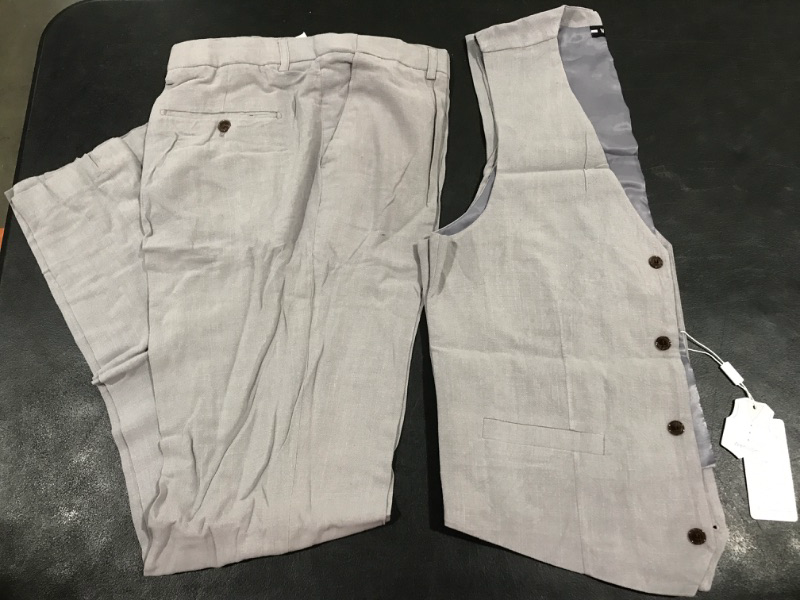 Photo 1 of [Size L-42/36] Pants and Vest Set- Grey