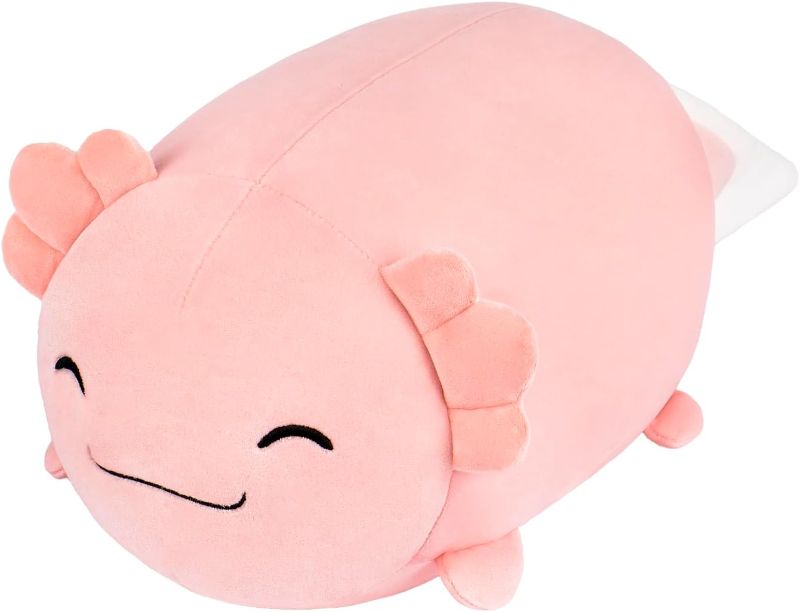 Photo 1 of Axolotl Stuffed Animals Toys for Girls Boys- 20 Inch Cute Plushies for Kids Toddler Teens Pink Axolotl Gifts
