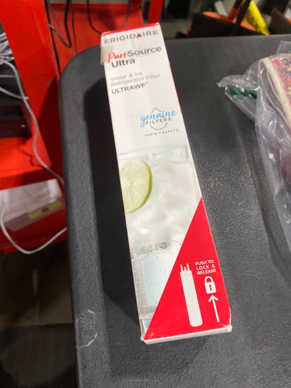 Photo 1 of Frigidaire PureSource Ultra Water and Ice Refrigerator Filter, Original, White, 1 Count & Electrolux EAFCBF Pure Advantage Air Filter, 1 Count (Pack of 1)