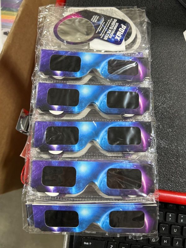 Photo 1 of 10 Pack Solar Eclipse Glasses