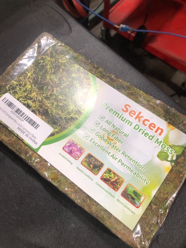 Photo 2 of 5.3OZ Sphagnum Moss for Plants Dried Orchid Moss for Potted Plant 6QT Reptiles Terrarium Forest Moss for Carnivorous Plants