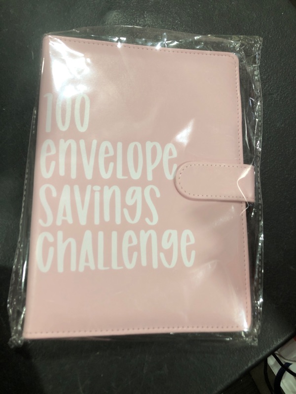 Photo 2 of 100 Envelope Challenge Binder,Easy and Fun Way to Save $5,050,Budget Binder Savings Challenge Book,Savings Challenges Budget Book Binder,Budget Planner Book for Budgeting to qrfzd Shop