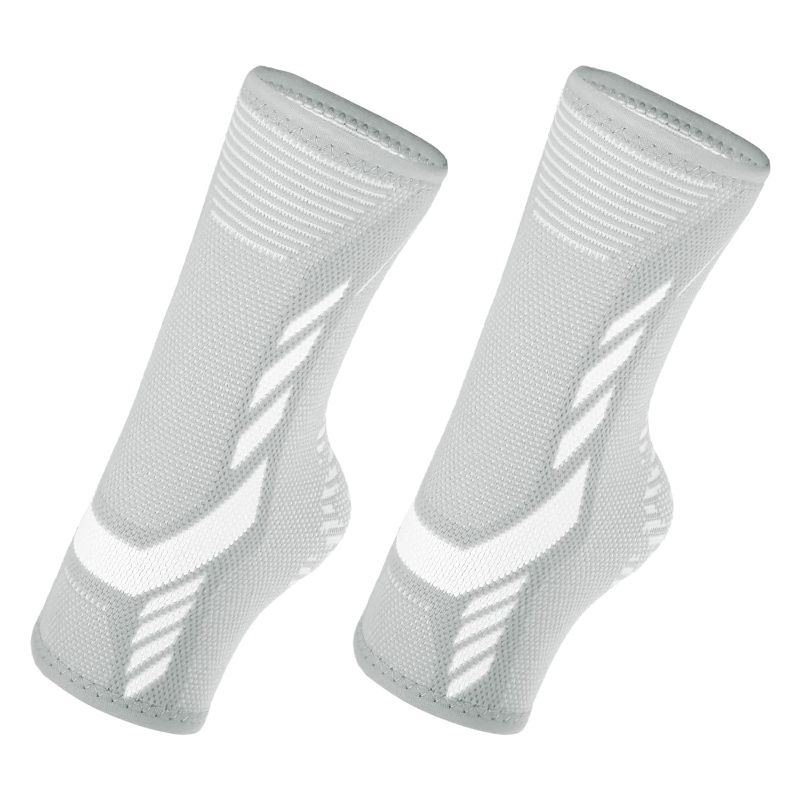 Photo 1 of VOCOSTE 1 Pair Ankle Brace, Ankle Support Sleeve and Ankle Wrap for Exercise, Size L, Gray 