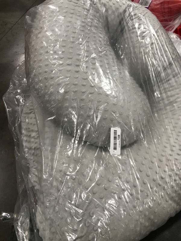 Photo 1 of cauzyart Pregnancy Pillows for Sleeping U-Shape Full Body Pillow and Maternity Support - for Back, Hips, Legs, Belly for Pregnant Women with Removable Bean Velvet Cover(Ash)