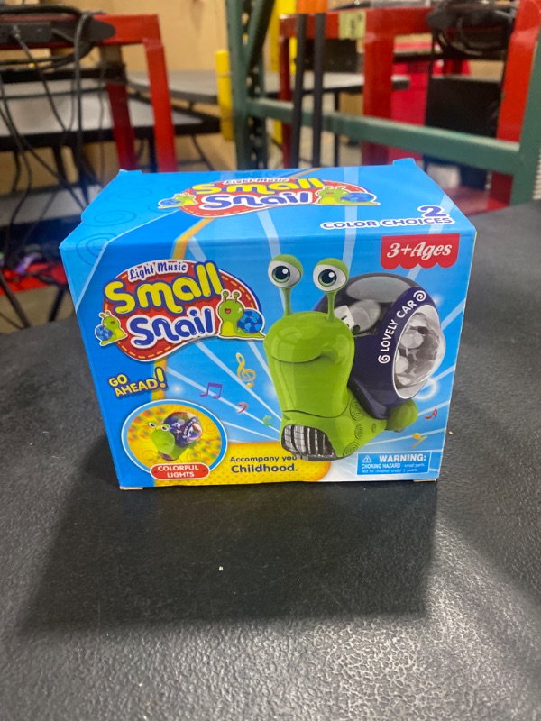 Photo 1 of Crawling Snail Baby Toy Infant Babies Time Toy: Walking Dancing Snail Toy with Music & Lights, Crawling Toys for Babies 0-6 6-12 Months Toddlers 1 2 3 4 5 Year Old Birthday