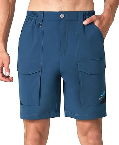 Photo 1 of EZRUN Men's Hiking Cargo Shorts Casual Outdoor Tactical Work Golf Shorts with Multi Pocket for Fishing Camping Travel- 3XL
