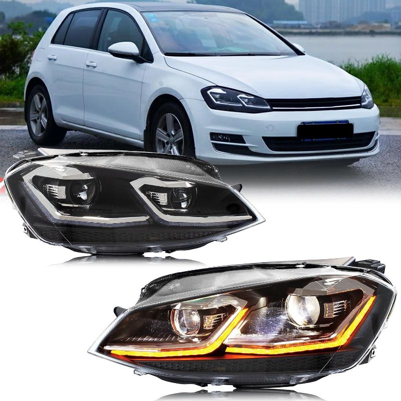 Photo 1 of inginuity time LED Facelift Headlights fit for Volkswagen Golf 7 VII MK7 2015 2016 2017 Sequential Indicator Projector Replacement Front Lamps Assembly ?CANNOT FIT GTI ?
