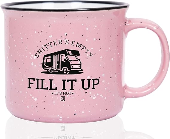 Funny Gifts For Teachers, Retro Fill It Up Funny Coffee Mug - Cool 