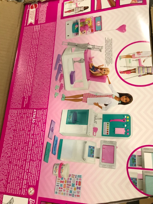 Photo 2 of Bundle of Barbie Fast Cast Clinic Playset + Barbie Baby Doctor Playset Fast Cast Clinic + Baby Doctor Playset