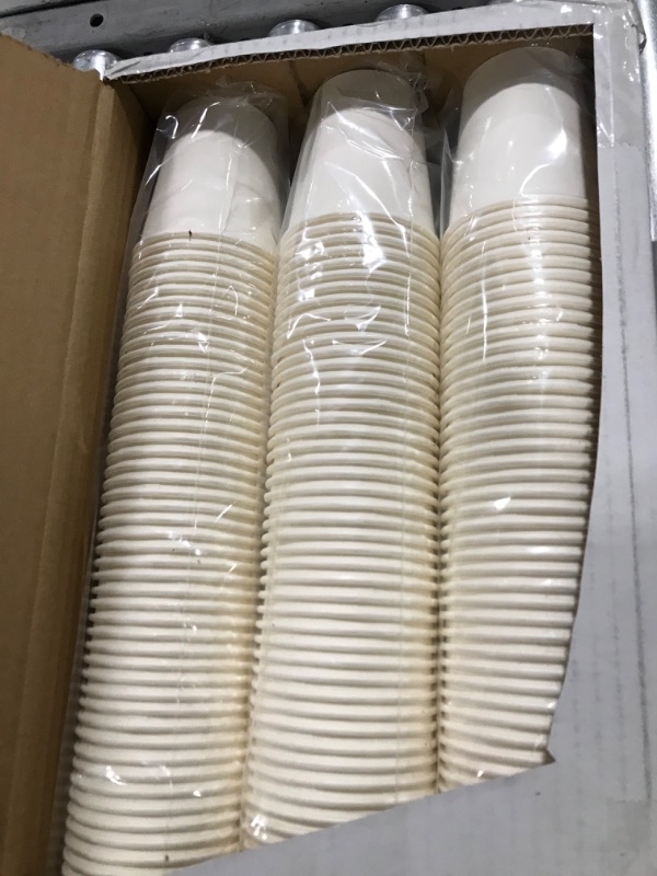 Photo 2 of NYHI 300-Pack 6 oz. White Paper Disposable Cups – Hot / Cold Beverage Drinking Cup for Water, Juice, Coffee or Tea – Ideal for Water Coolers, Party, or Coffee On the Go’
