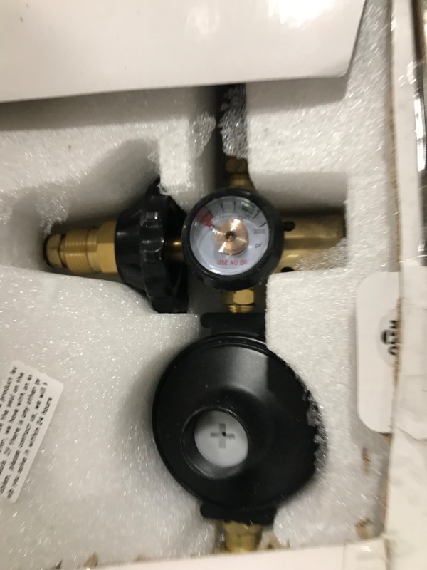 Photo 1 of RX WELD Helium Tank Regulator Latex Balloon Filler Valve, CGA-580 Tank, Dual Latex And Foil Ballon Inflator (With Auto Foil Balloon Shut Off Valve)