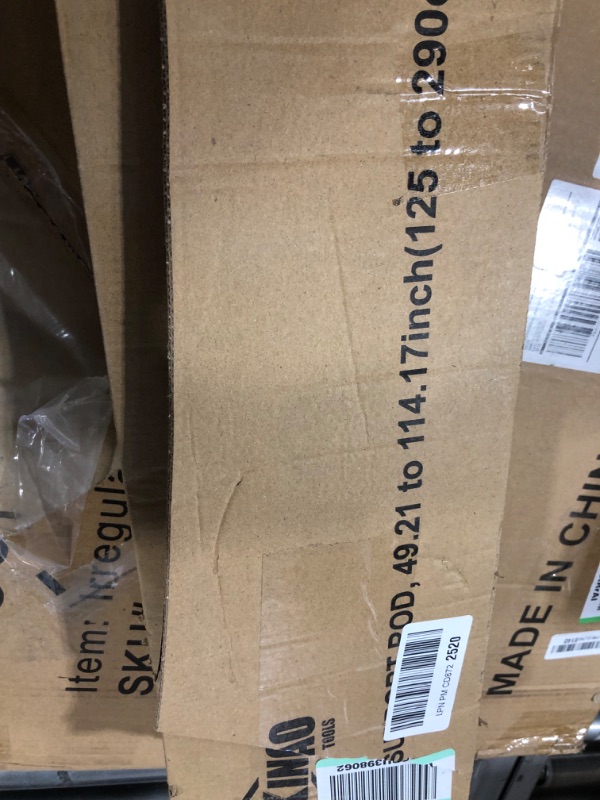 Photo 1 of XINQIAO Third Hand Tool 3rd Hand Support System, Premium Steel Support Rod with 154 LB Capacity for Cabinet Jack, Drywall Jack& Cargo Bars, 49.2 IN-114.2 IN Long, 1 PC 49.2"-114.2" 1PC