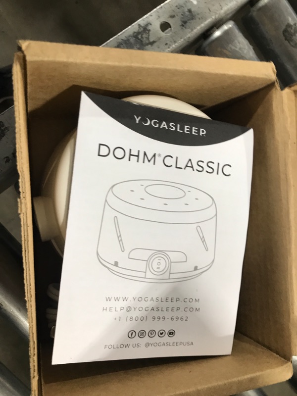 Photo 2 of Marpac Dohm Classic The Original White Noise Machine Featuring Soothing Natural Sound from a Real Fan, White 1-Pack Dohm Classic White 1 Count (Pack of 1)