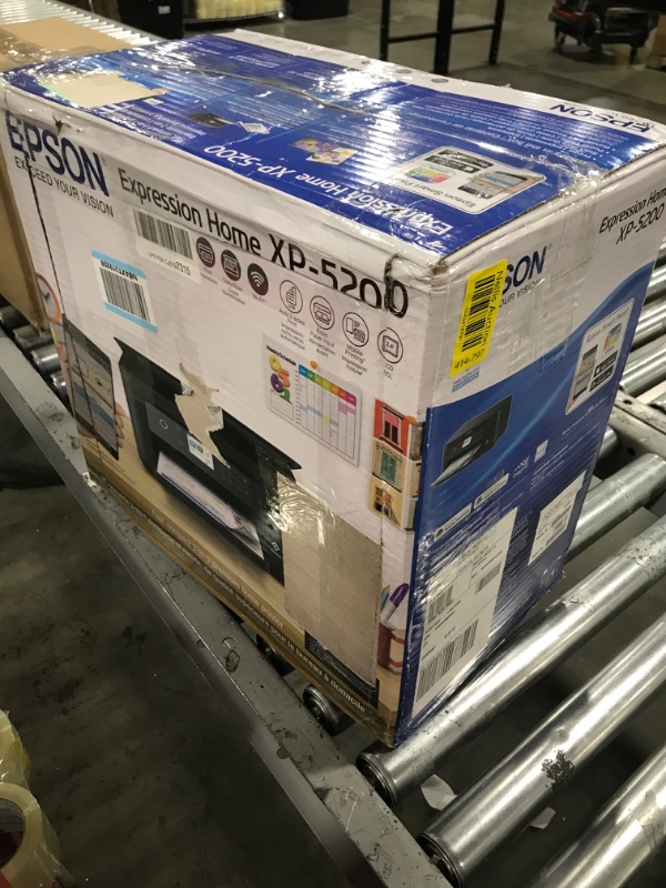 Photo 3 of Epson Expression Home XP-5200 Wireless Color All-in-One Printer with Scan, Copy, Automatic 2-Sided Printing, Borderless Photos, 150-Sheet Paper Tray and 2.4" Color Display,Black
