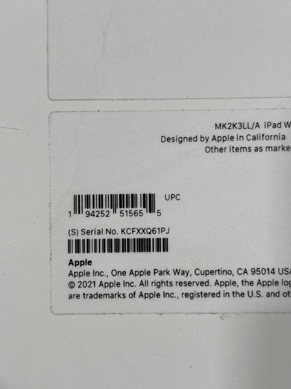 Photo 4 of Apple 2021 10.2-inch iPad (Wi-Fi, 64GB) - Space Gray WiFi 64GB Space Gray
