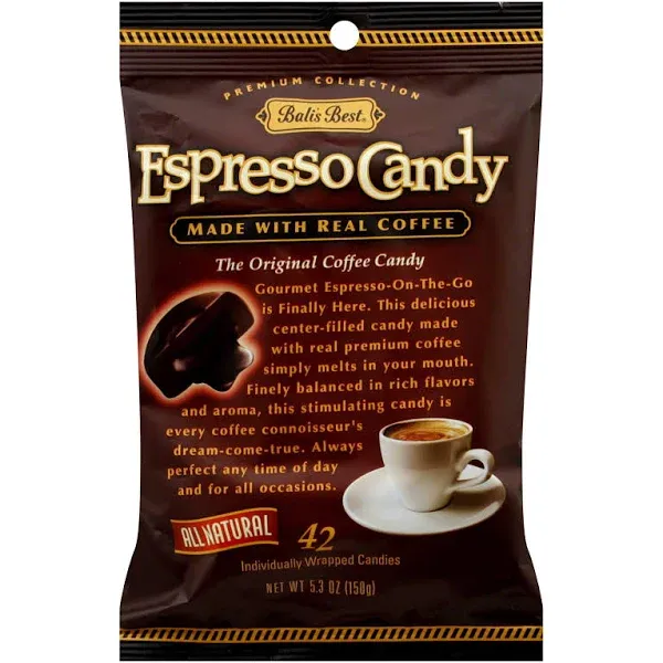 Photo 1 of Bali's Best Espresso Candy - 5.3 oz bag - EXP 06/12/2024