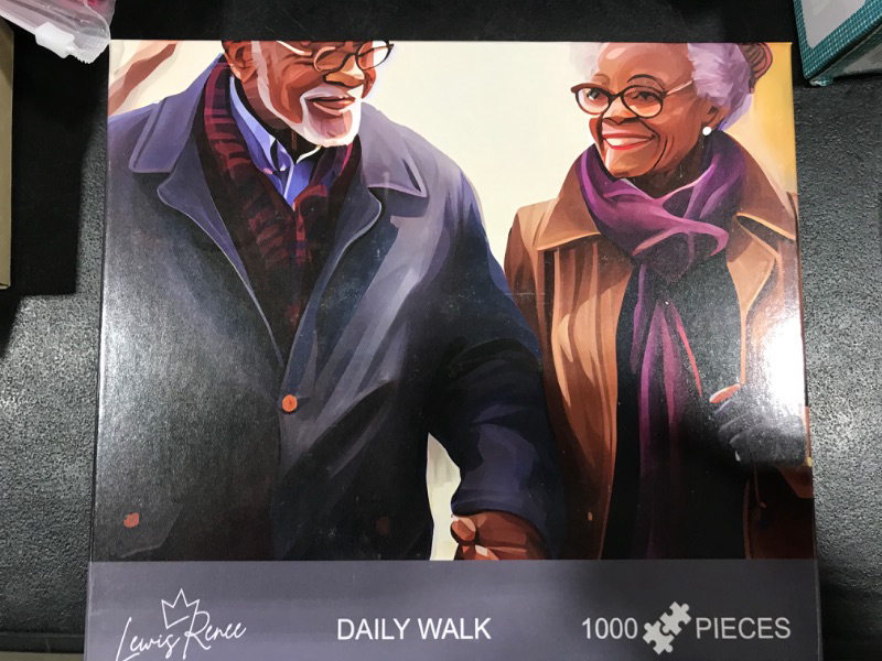 Photo 2 of 1000pc African American Puzzles: Discover Vibrant Black Art, Relaxing & Challenging Brain Teasers (Daily Walk)
