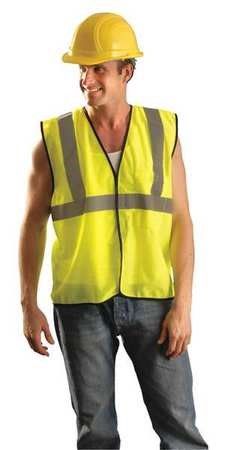 Photo 1 of [Size 2-3XL] OccuNomix High Visibility Value Mesh Standard Hook & Loop Vest Class 2 100% ANSI Polyester Mesh.
