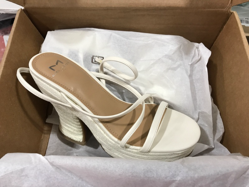 Photo 2 of [Size 9] Marc Fisher LTD Women's Fetch Heeled Sandal- Chic Cream
