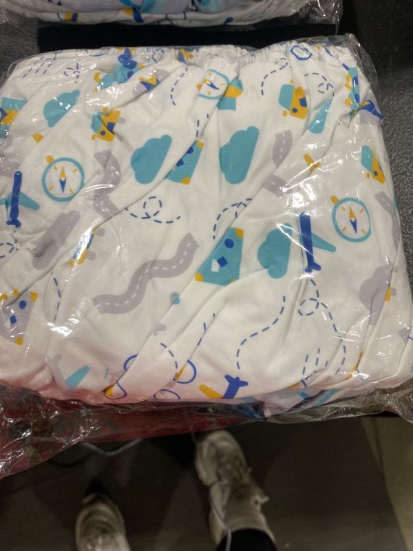 Photo 1 of ALVABABY 2Pack Changing Pad Cover,100% Organic Cotton,Large 32" X 16"?Soft and Light?Baby Cradle Mattress for Boys and Girls 2TCZ01
