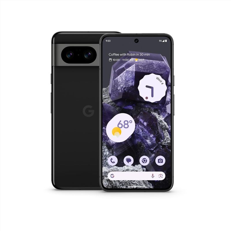Photo 1 of  ***PARTS ONLY**** ---Google Pixel 8 - Unlocked Android Smartphone with Advanced Pixel Camera, 24-Hour Battery, and Powerful Security - Obsidian - 128 GB 128 GB Phone Only Obsidian --- ***PARTS ONLY****