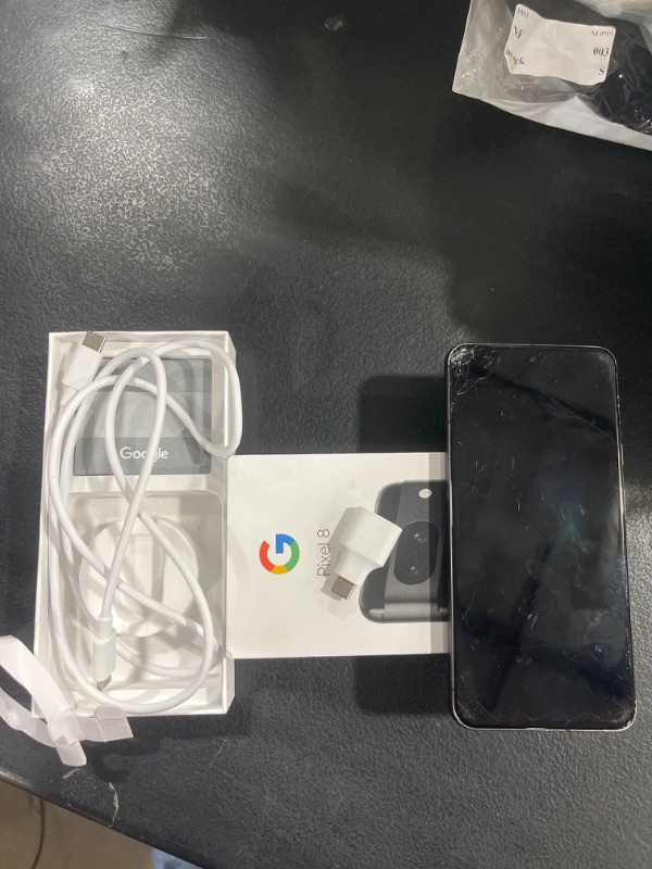 Photo 2 of  ***PARTS ONLY**** ---Google Pixel 8 - Unlocked Android Smartphone with Advanced Pixel Camera, 24-Hour Battery, and Powerful Security - Obsidian - 128 GB 128 GB Phone Only Obsidian --- ***PARTS ONLY****
