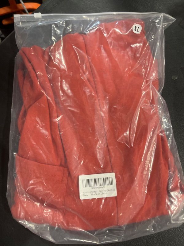 Photo 1 of Cardigans for Women Loose Casual Long Sleeved Open Front Breathable Cardigans with Pockets --- SIZE XXL