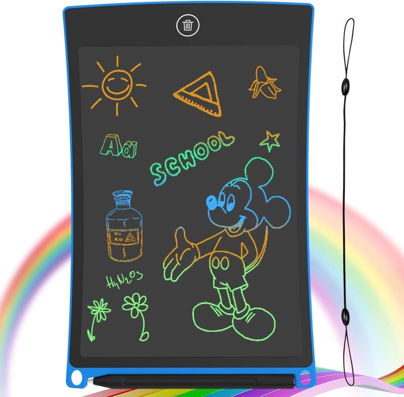 Photo 1 of GUYUCOM 8.5 Inch LCD Writing Tablet,Christmas Gifts Stocking Stuffers for Kids,Colorful Screen Doodle Board Electronic Digital Drawing Pad with Lock Button for Kids Adults
