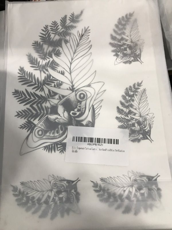Photo 2 of Ellie Temporary Tattoos Last of US 2 Waterproof fake tattoos Cosplay Props Body Sticker Hand Neck Wrist Art Fashion