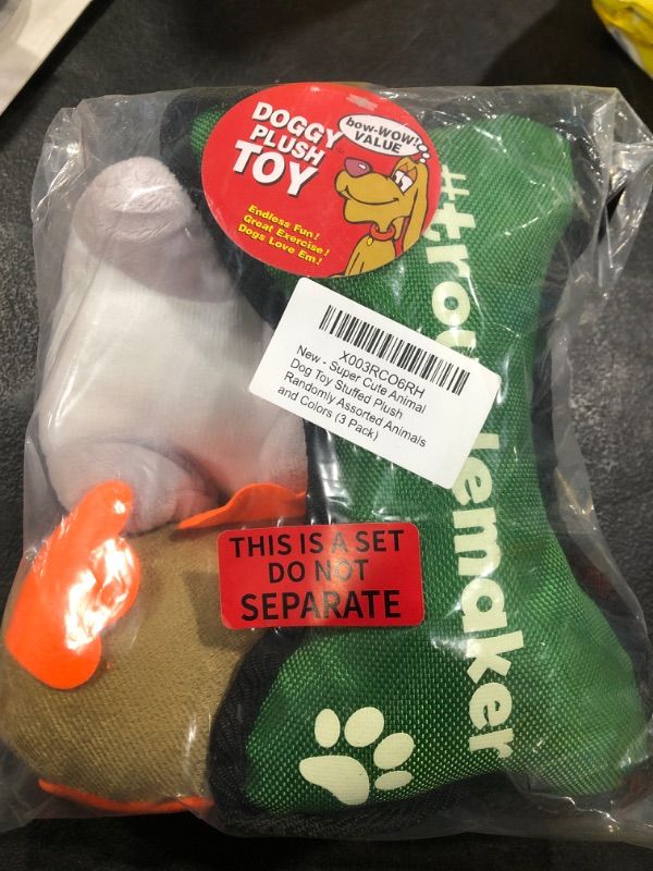 Photo 1 of 3 PIECE DOG TOY 
