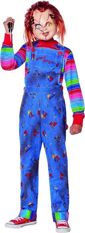 Photo 1 of Halloween Child’s Play Kids Chucky Costume – The Signature Collection | Officially Licensed | Horror Costume--child small/med  4-10