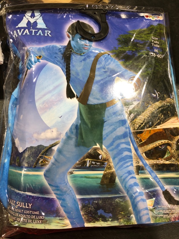 Photo 2 of Avatar Jake Costume, Deluxe Official Disney Avatar Way of the Water Adult Costume Medium (38-40)