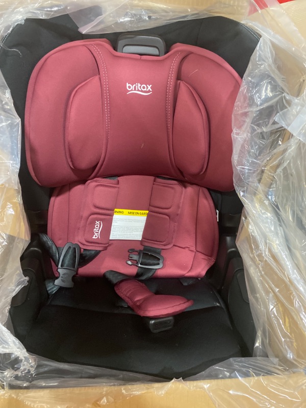Photo 4 of Britax Poplar S Convertible Car Seat, 2-in-1 Car Seat with Slim 17-Inch Design, ClickTight Technology, Ruby Onyx 1)