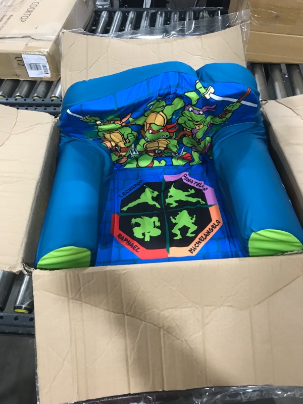Photo 2 of Teenage Mutant Ninja Turtles Foam Chair for Kids, Green
