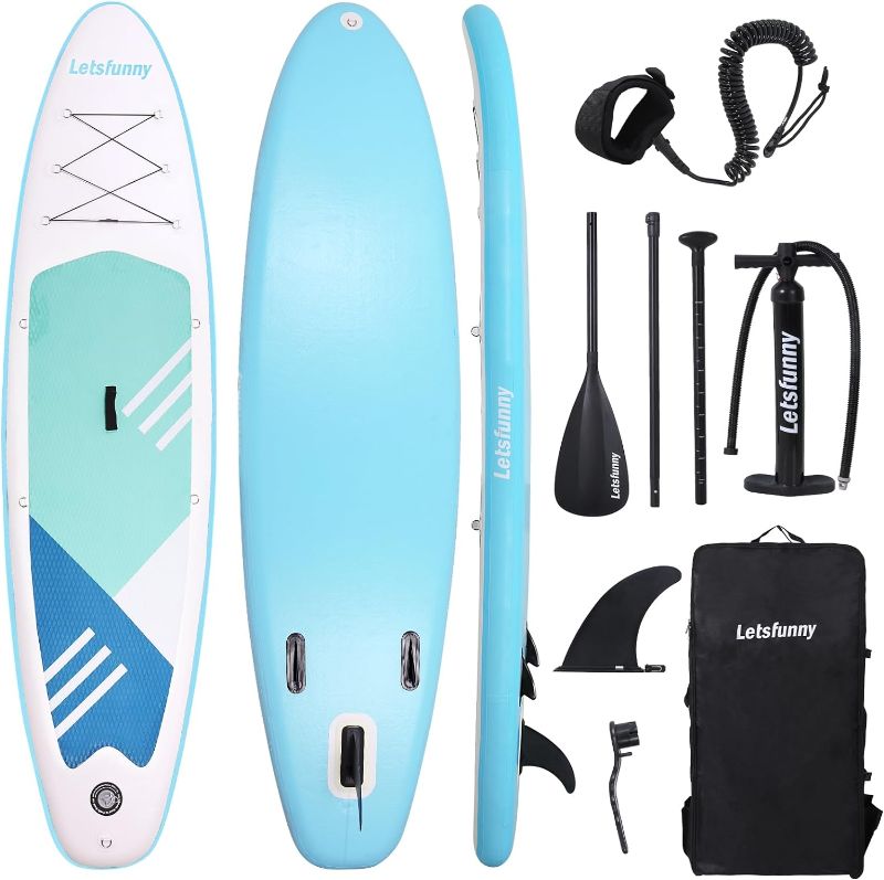 Photo 1 of Inflatable Stand Up Paddle Board with Premium SUP Accessories & Carry Bag Adult Standing Boat
