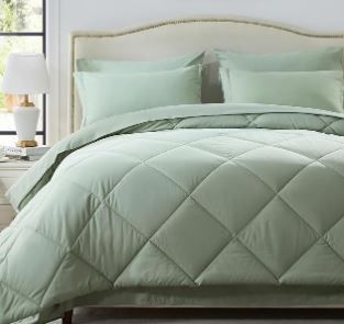 Photo 1 of  Sage Green Bed Comforter Set (Comforter Only) (64X88In)