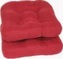 Photo 1 of At Home Microsuede Chair Pads