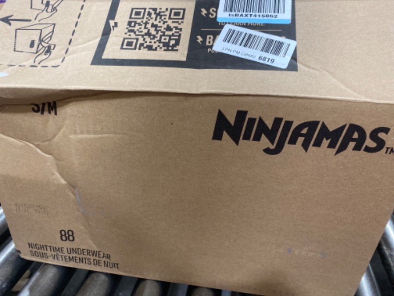 Photo 2 of Pampers Ninjamas Nighttime Bedwetting Underwear Girls Size S/M