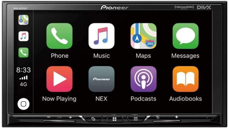 Photo 1 of Pioneer MVH-AV251BT Digital Multimedia Video Receiver with 7" Hires Touch Panel Display, Apple CarPlay, Android AUT, Built-in Bluetooth, and SiriusXM-Ready (Does not Play CDs)
