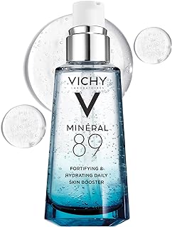 Photo 1 of Vichy Mineral 89 Hyaluronic Acid Face Serum, Facial Gel Moisturizer and Pure Hyaluronic Acid Moisturizing and Hydrating Serum for Sensitive Skin and Dry Skin Face Serum 1.01 Fl Oz (Pack of 1)