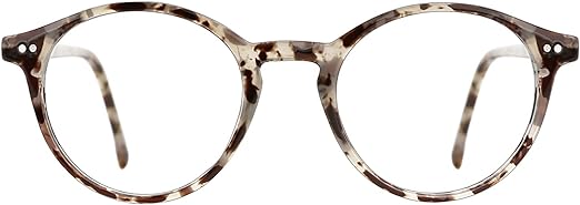 Photo 1 of TIJN Blue Light Blocking Glasses Men Women Vintage Thick Round Rim Frame Eyeglasses
