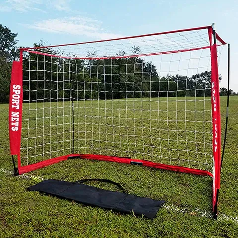 Photo 1 of Portable Bow Frame Soccer Net With Carry Bag - 4 Sizes Available
