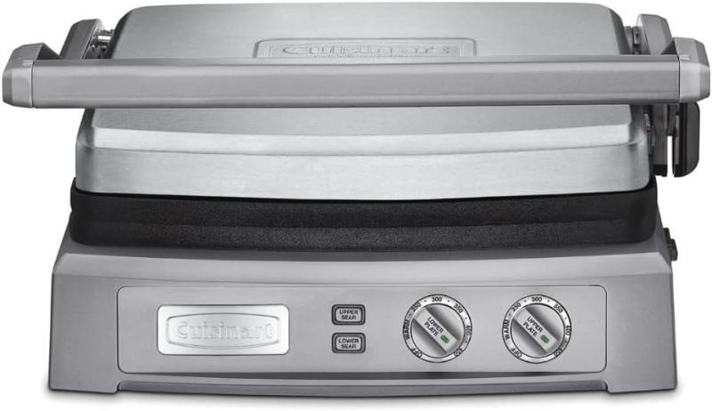 Photo 1 of Cuisinart GR-150P1 Deluxe Electric Griddler, Stainless Steel
