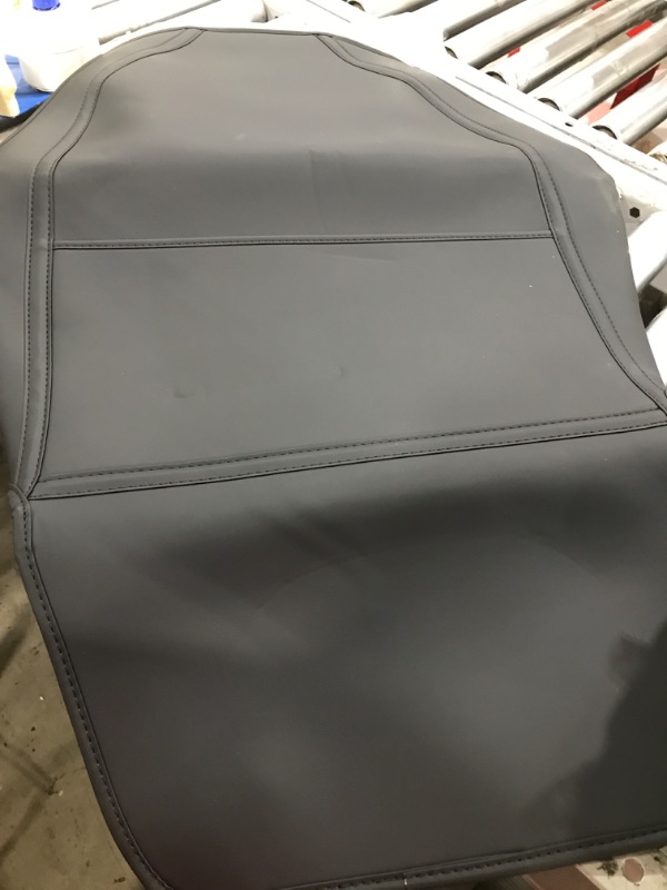 Photo 1 of Baceyong Tesla Model Y 3 S Leather Seat Back Protector, Wear-Resistant Scratchproof Resistance Protection Car Kick Mats with Organizer Pocket (Black)