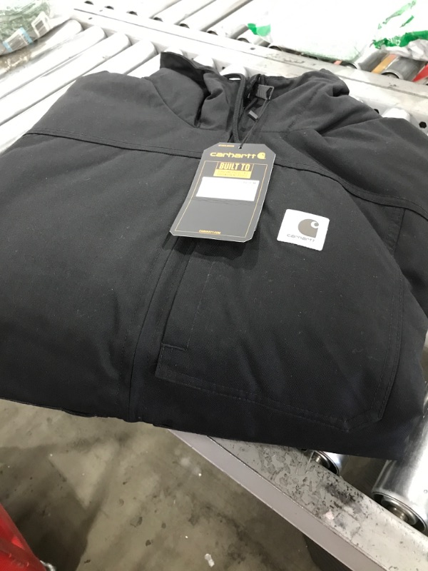 Photo 2 of Carhartt Men's Yukon Extremes Loose Fit Insulated Active Jac 4X-Large Big Tall Black