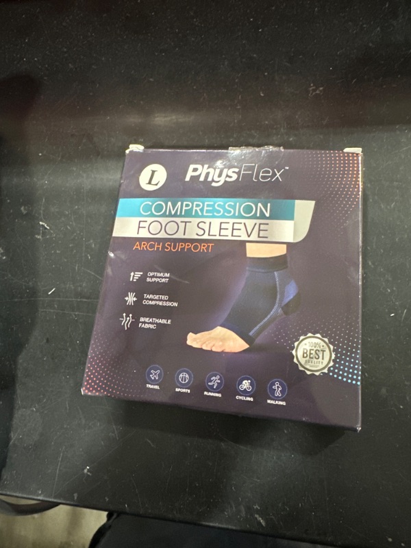Photo 1 of Compression Socks for Plantar Fasciitis, Achilles Tendonitis Relief - (1 Pair) Ankle Compression Sleeve for Heel Spurs, Foot Swelling & Fatigue - Arch Support Brace for Everyday Use