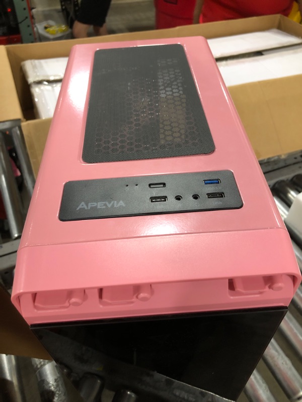 Photo 1 of Corsair iCUE 4000X RGB Mid-Tower ATX PC Case - Pink
