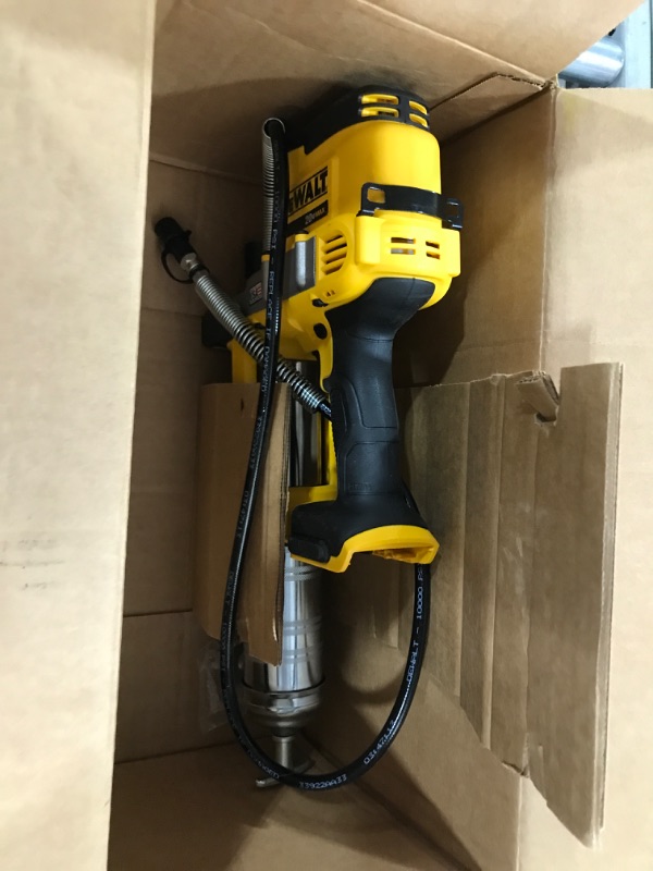 Photo 3 of DEWALT 20V MAX* Impact Wrench, Automotive Kit, 1/2-Inch Mid-Range Wrench and Grease Gun, 2-Tool 