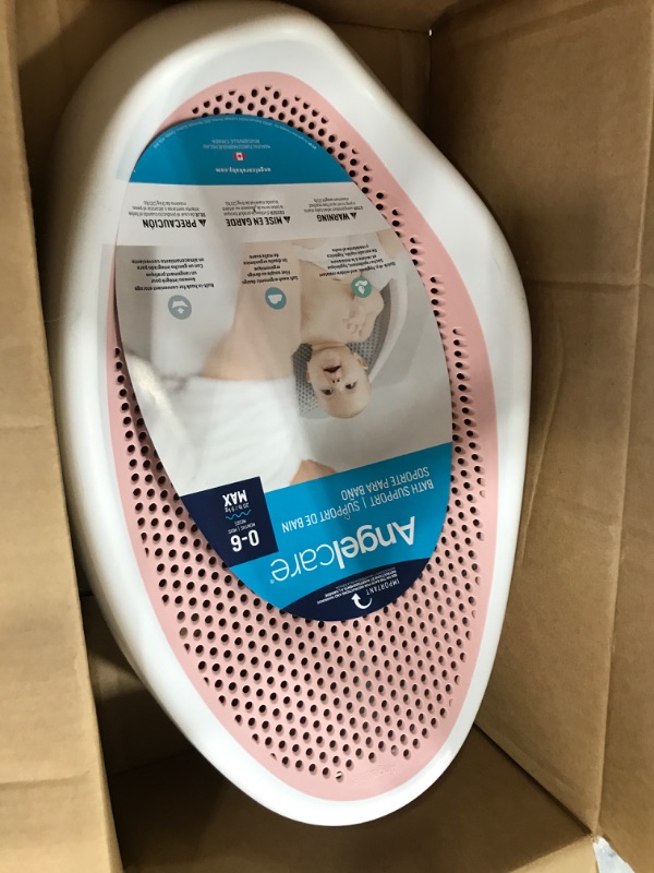 Photo 2 of Angelcare Baby Bath Support (Pink) | Ideal for Babies Less than 6 Months Old
